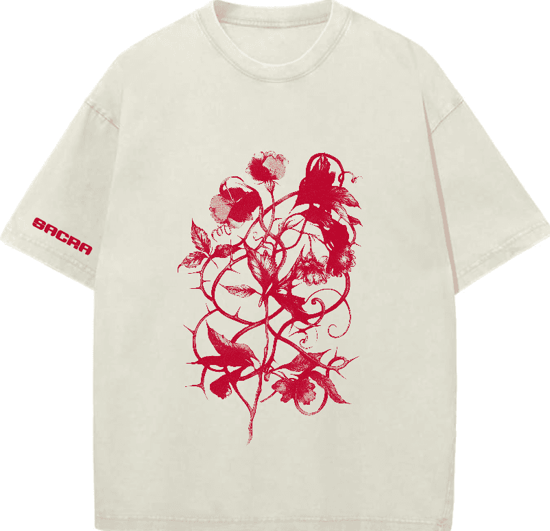 Playera Espinas Rojas